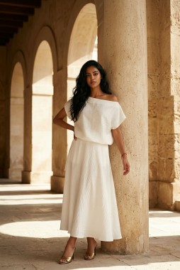 KOMPLET RAMIĘKOŁO biały 