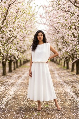 KOMPLET CAROKOŁO biały 