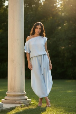 LATO 2026 Komplet MAUIIRAMIĘ jedwab BABY BLUE